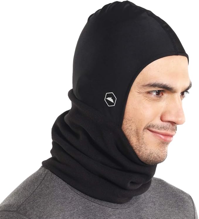 Balaclava Ski Mask Fleece Neck Warmer with Helmet Liner