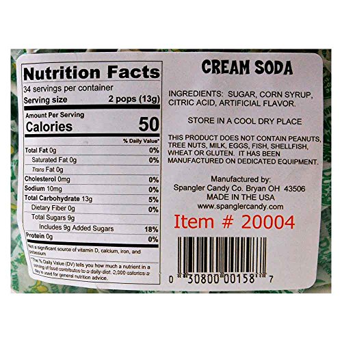 Dum Dums Cream Soda 2-1 lb bags