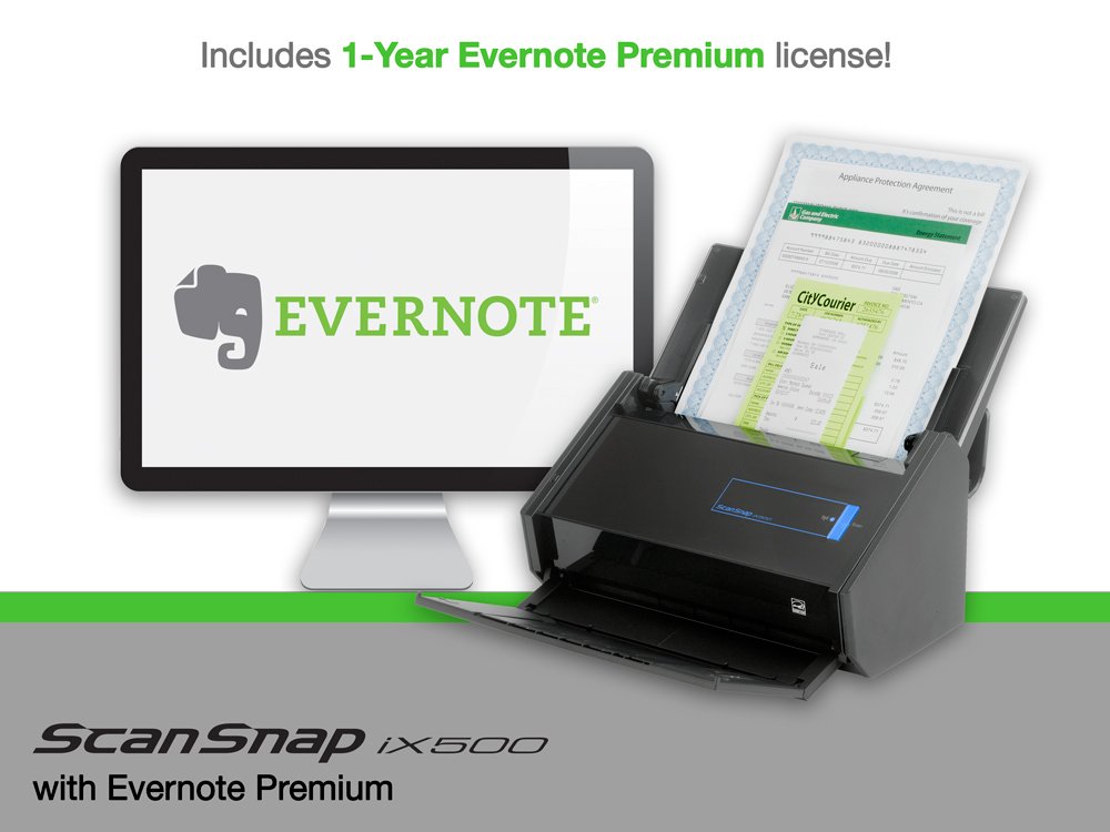 Fujitsu ScanSnap iX500 Document Scanner Powered With Neat, 1 Year Neat Premium License - Image 3