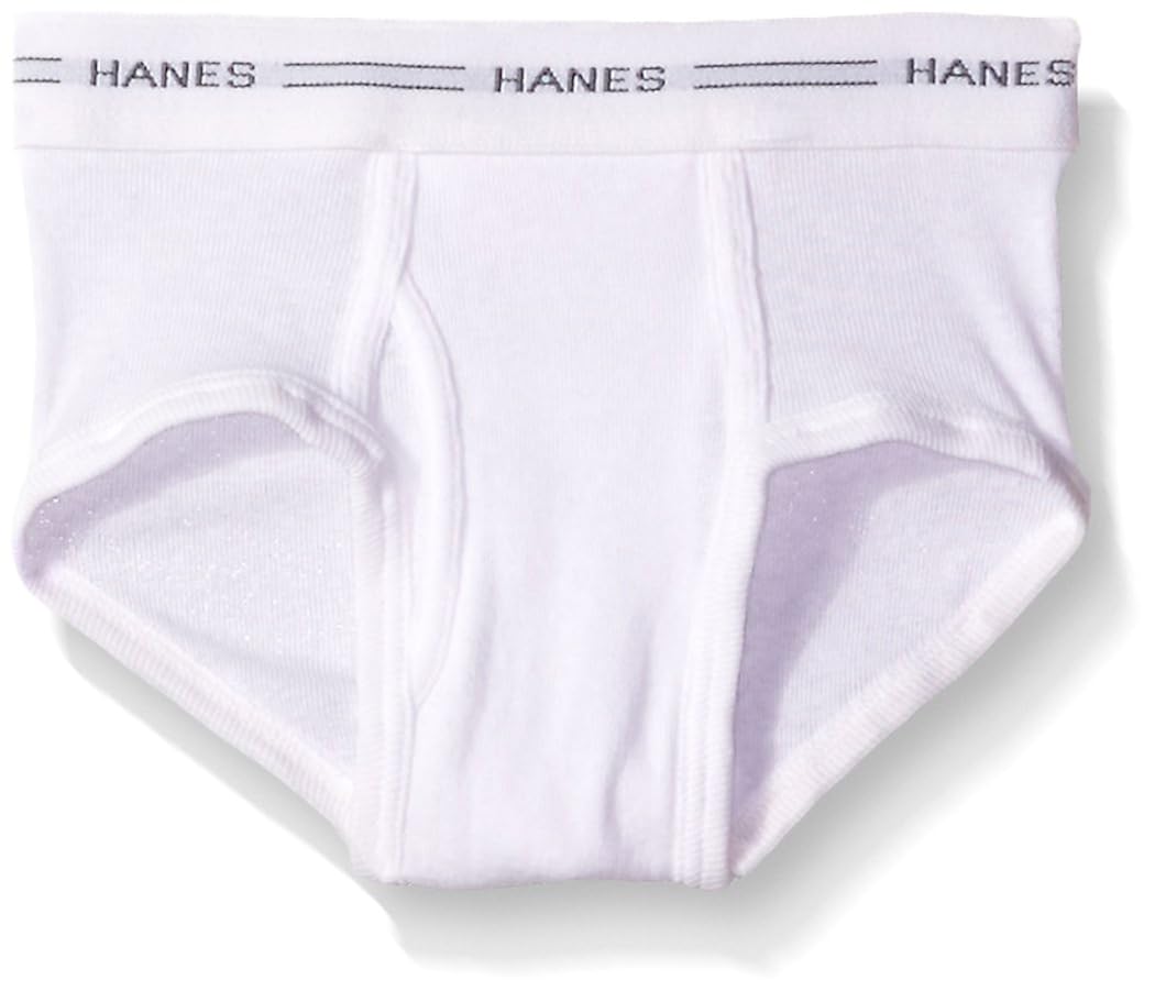 Hanes Big Boys Classic Slip – 6er Pack, Weiß, Large | 100% Baumwolle, Vorgewaschen