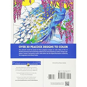 Creative Haven Peacock Designs Coloring Book (Creative Haven Coloring Books)