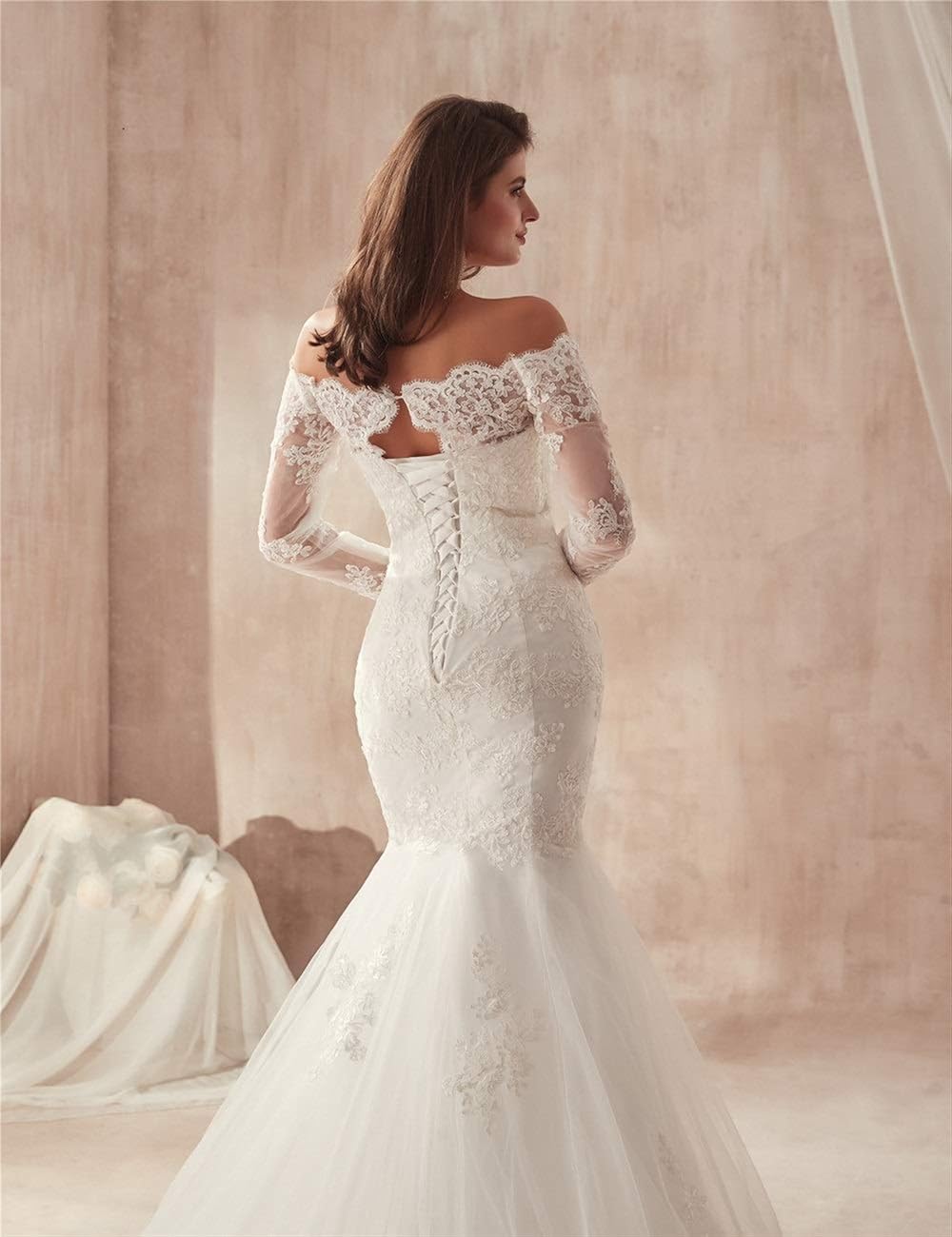 Work 2019 Lace Mermaid Wedding Dresses 