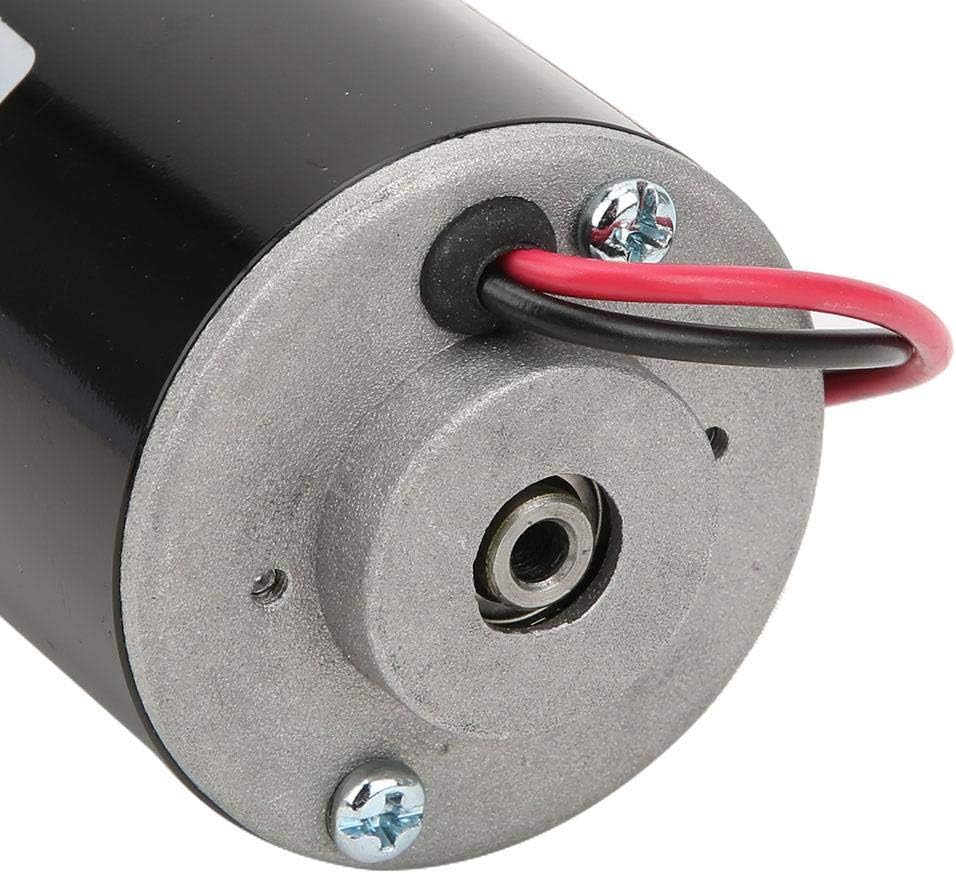 DC Motor Speed Adjustable, 12/24V 30W Hollow Shaft Permanent Magnet Brush DC Motor, Permanent Magnet High Speed Brush Small DC Motor(3500rpm (12V)) - - 