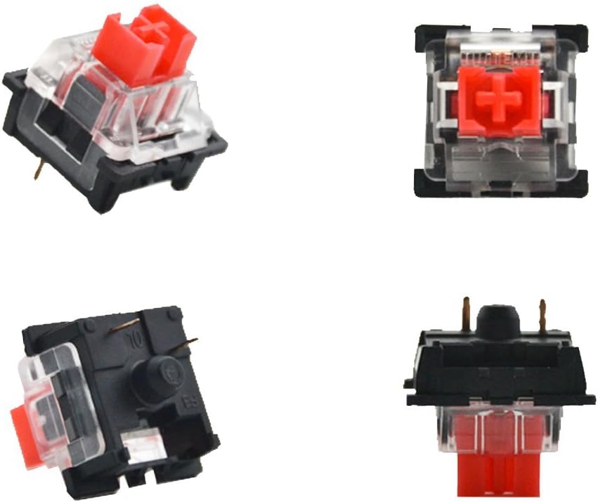OUTEMU (Gaote) Switch 3 Pin Keyswitch DIY Replaceable Switches for Mechanical Gaming Keyboard (Red) - Image 3