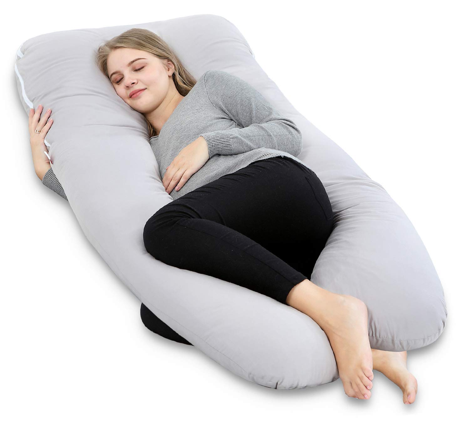 Galleon Angqi Pregnancy Pillow With Cotton Cover U Shape Full