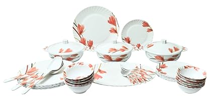 FortuneBATANIYA Melamine Dinner Set of 40 Pieces