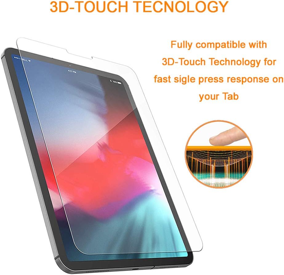 REY Screen Protector for MICROSOFT SURFACE PRO 4 (12.3"), Tempered Glass Film, Premium quality - Image 4