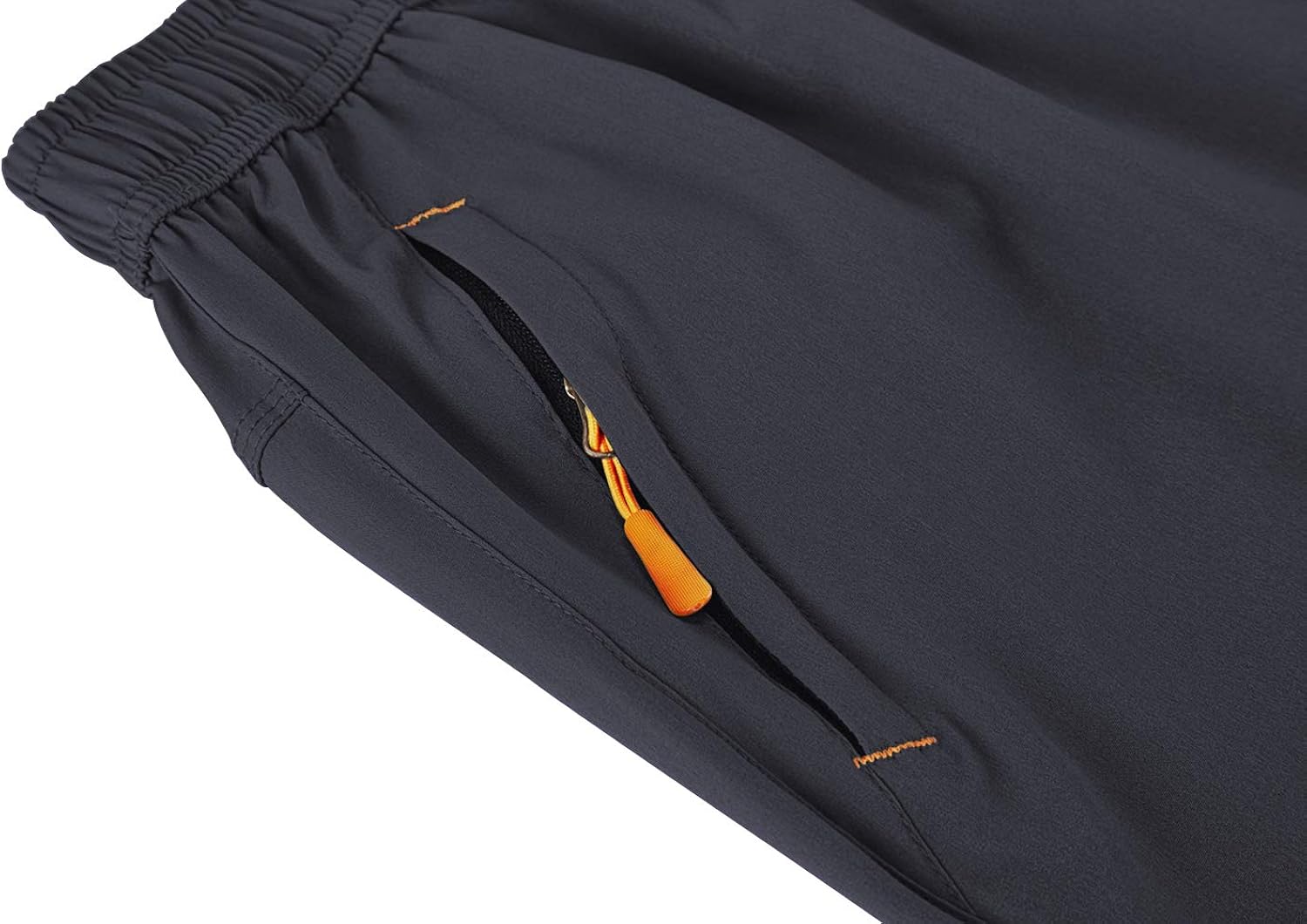 TBMPOY Men's Outdoor Sports Quick Dry Gym Running Shorts Zipper Pockets: Clothing