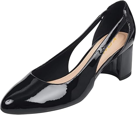 formal block heel shoes