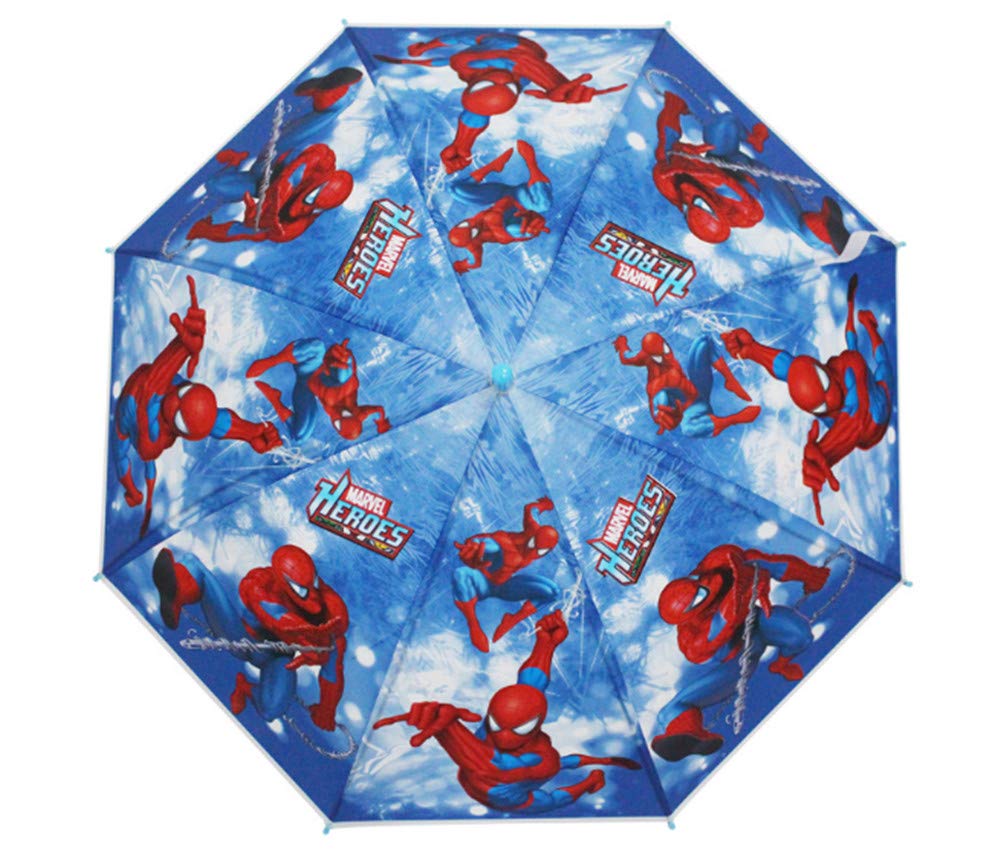 Kid's Cartoon Umbrella Spiderman Boy's Umbrella Brolly Sun Rain