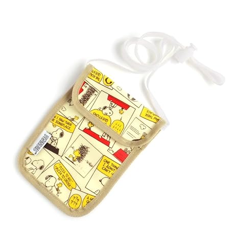 Amazon Co Jp スヌーピー かわいい パスポートケース ネックホルダー