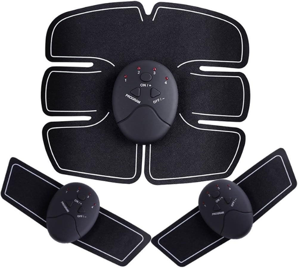 Gyqjs Abdominal Muscle Intelligent Fitness Equipment Automatic Mode Concentrating Frequency Abdomen Abdomen Safe Non-Toxic Durable Skin-Friendly Hydrogel Stick Lazy Fitness Equipment