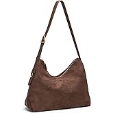 SYTRAH Hobo Bags for Women Slouchy Shoulder Suede Purse, Soft Crossbody Handbag with Multiple Pockets Casual Tote Purse