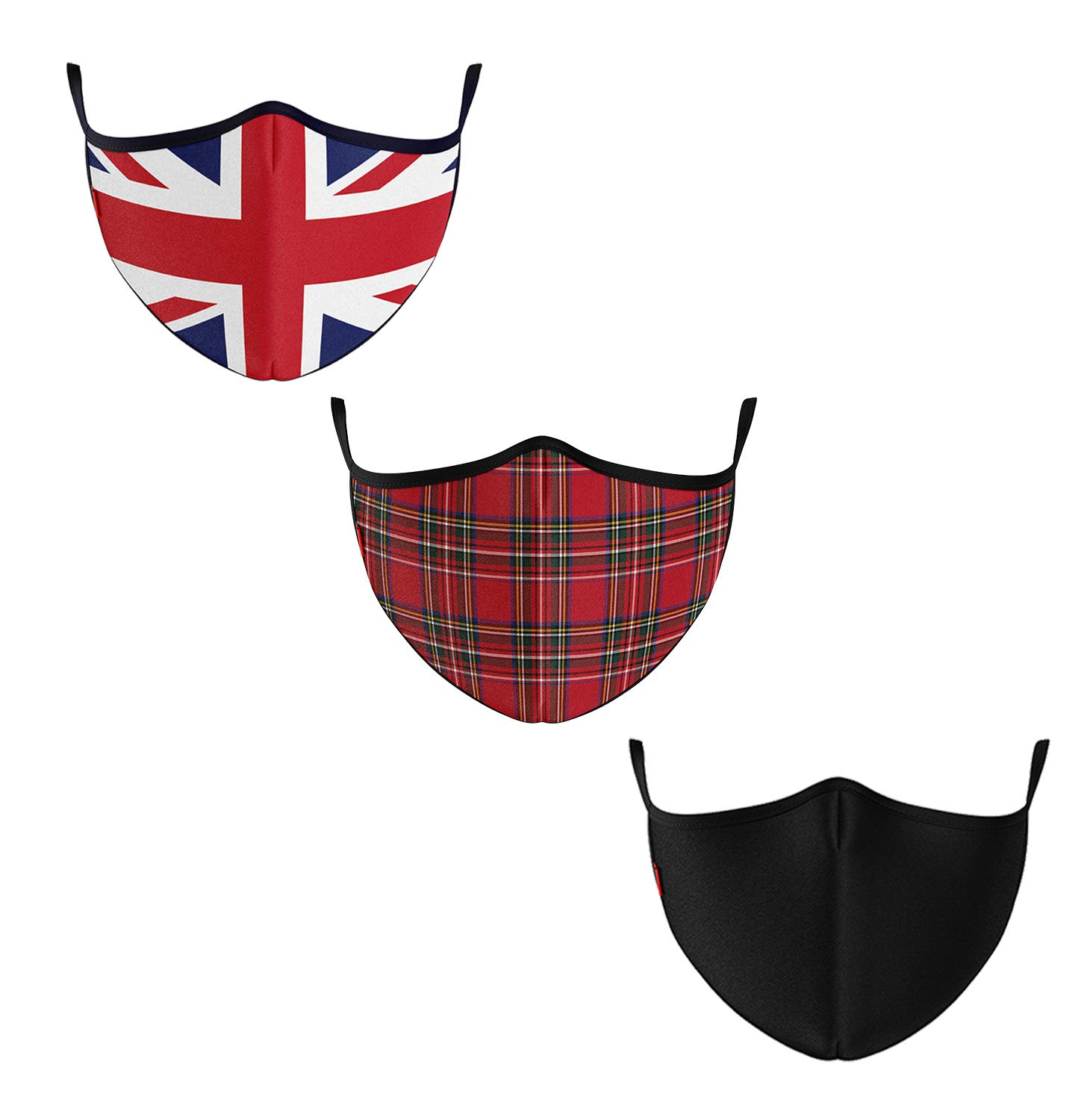 COOL Mask Unisex 3 Layer Reusable Washable Face Mask ( Pack of 3 )