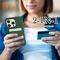 Petocase for iPhone 15 Pro Wallet Case Card Holder