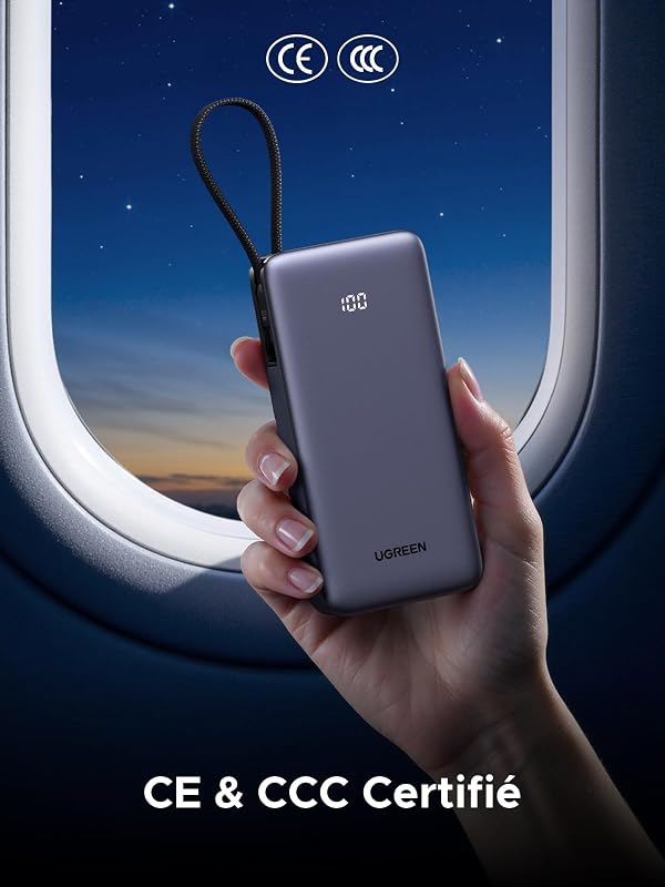 Nexode 55W Batterie Externe 20000mAh Power Bank Charge Rapide PD 45W