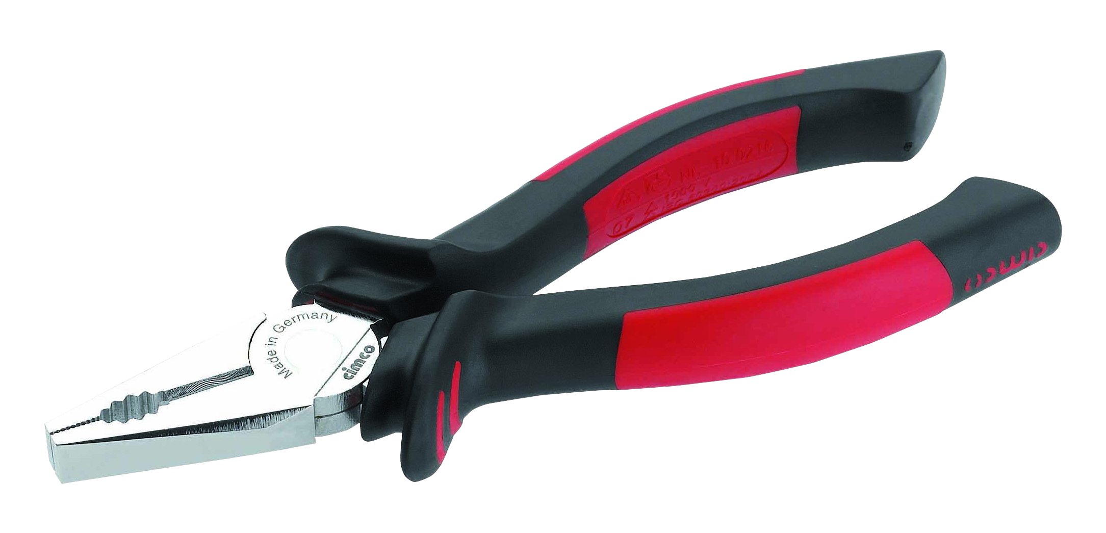 CIMCO 100334 Combination Pliers 160 mm 1000 V 2 Component VDE Protective Insulated 1000 V VDE Tested