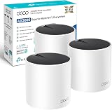 TP-Link Deco X55 3-Pack AX3000 WiFi 6 Mesh System AI-Driven Seamless Coverage