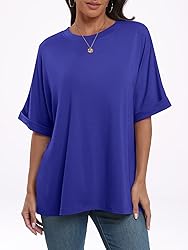 ANRABESS Women's Oversized T Shirts Short Sleeve