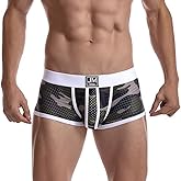 JOCKMAIL Men's Boxer Briefs Mens Underwear Boxer Briefs with Men's Boxer Shorts Camouflage Underwear