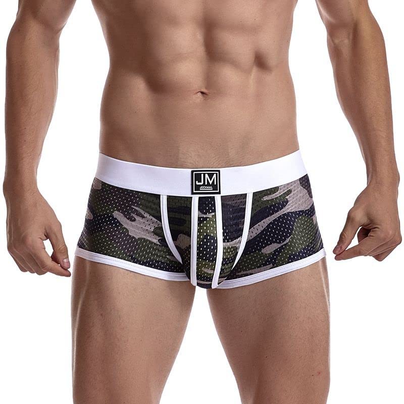 Photo 1 of JOCKMAIL Men's Boxer Briefs Mens Underwear Boxer Briefs with Men's Boxer Shorts Camouflage Underwear (as1, alpha, large, regular, regular, White)