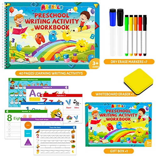 Handwriting Practice Book for Kids, Toddler Preschool Learning Activity