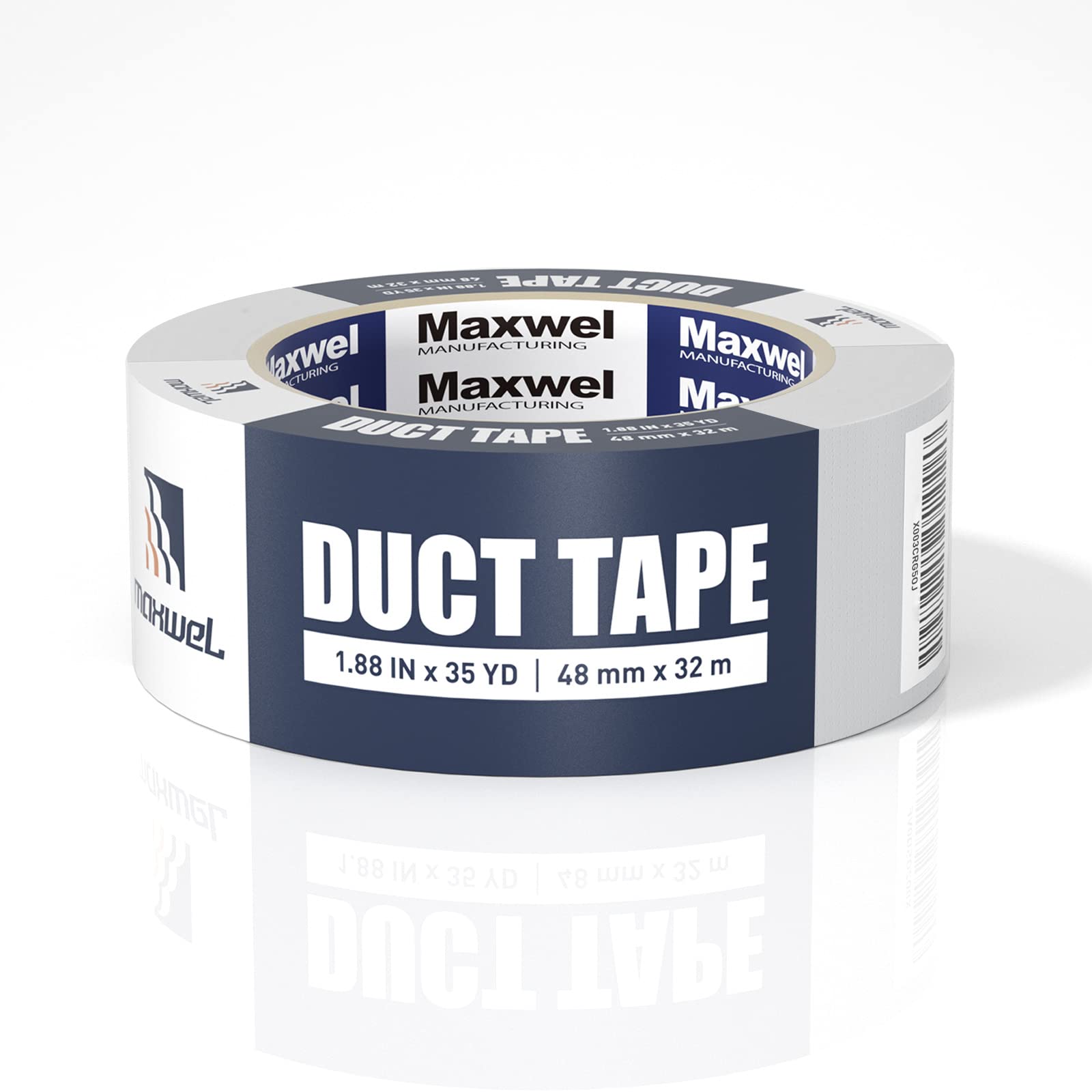 Duct Tape White Heavy Duty - 1.88 in 35 Yds Waterproof No Residue Strong Adhesive Duct Tape Tearable for Indoor Outdoor Use,Multi Purpose Home Repair