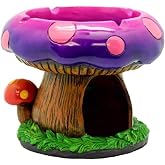 Mushroom Ashtray with Lighter Stash Spot-Ash tray for Weed & Bong Users with Smoking Accessories Collection-Mushroom Decor,Ring holder&Tray&Candy Dish Bowl,Weed & Incense Holde Décor by UGKIamous