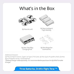 DJI Neo Drone 4K UHD Mini Quadcopter with 3 Battery