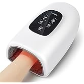 vrenmol Hand Massager with Heat and Compression: 5 Compression 3 Temperatures 3 Modes Massage Models Heated Electric Massager for Hand, Massage Tools at Home