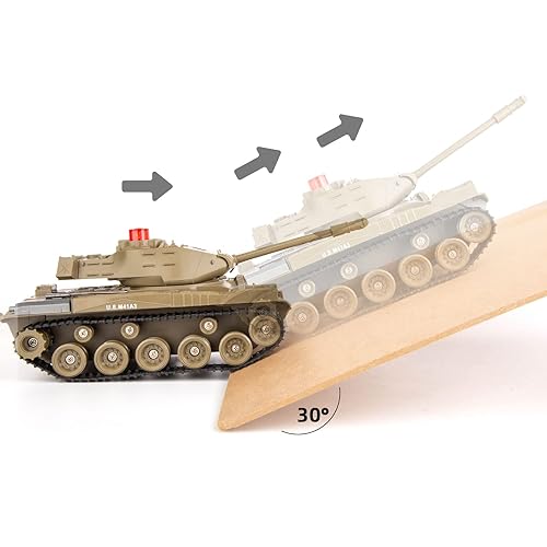 BDTCTK 1/30 M41A3 American Army Battle Tank, Remote Control Tank