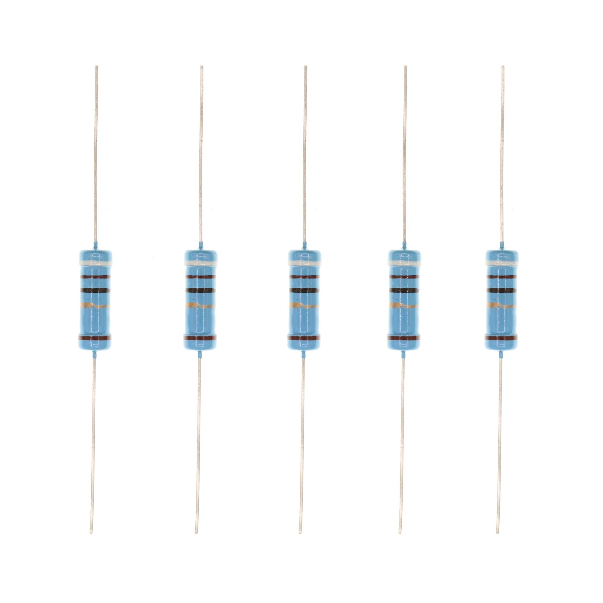 HUABAN 20PCS 3W 3 Watts 91R 91 Ohm 1% Metal Film Resistor