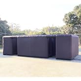 Black Inflatable Maze Halloween Haunted House Inflatable Labyrinth Maze with Blower for Carnival Outdoor Indoor Game Toys