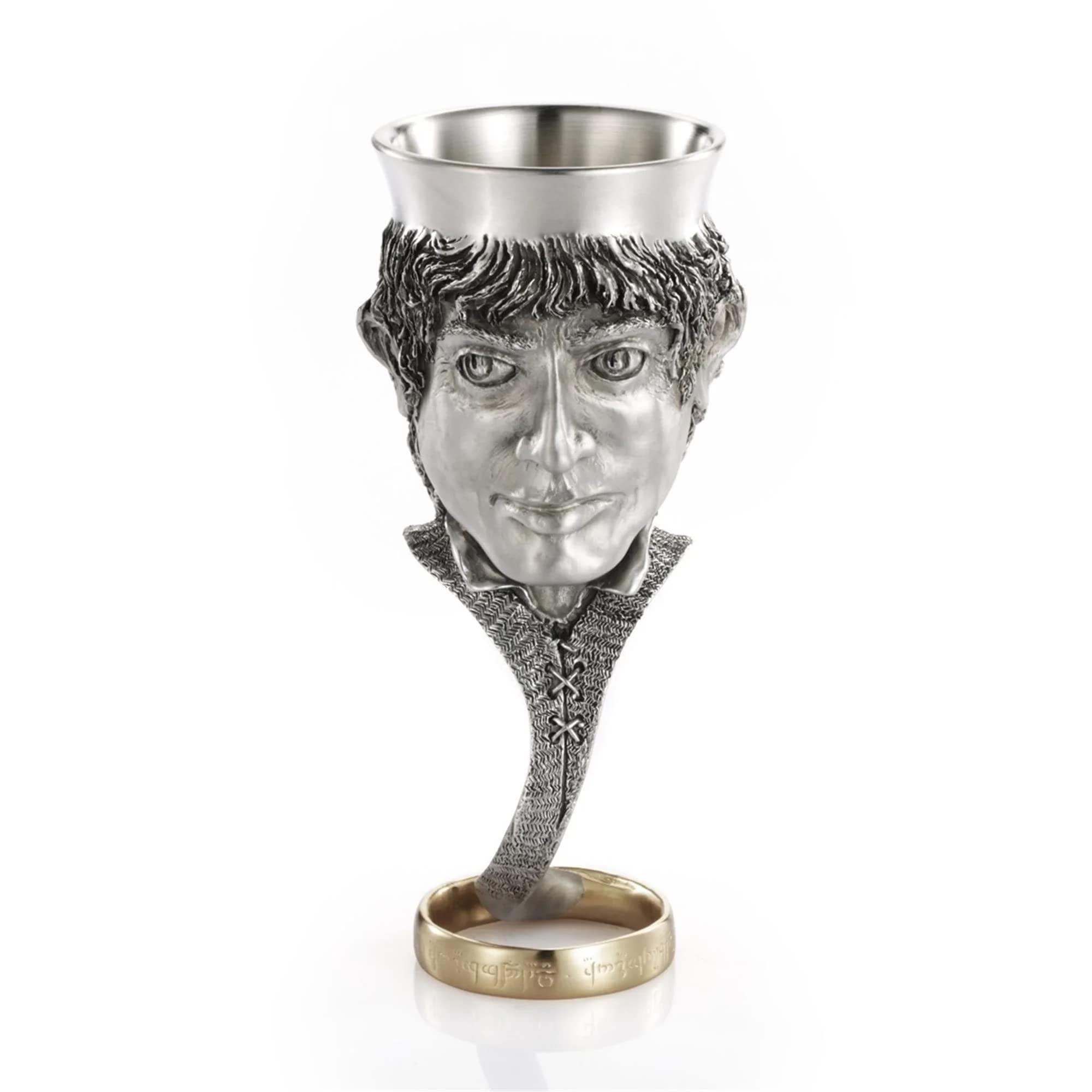 Royal Selangor Hand Finished Sculptors Dream-LORD OF THE RINGS Collection Pewter FRODO Goblet
