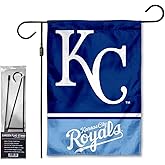 Royals Garden Flag with Stand Holder Flagpole