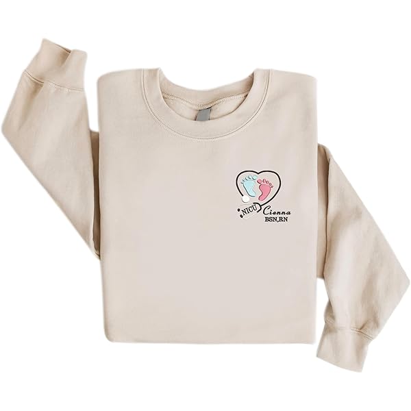 Labor And Delivery Nurse Sweatshirt CUSTOM RN Nurse Sweatshirt And