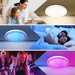 AMKI Smart RGB Ceiling Light Flush Mount