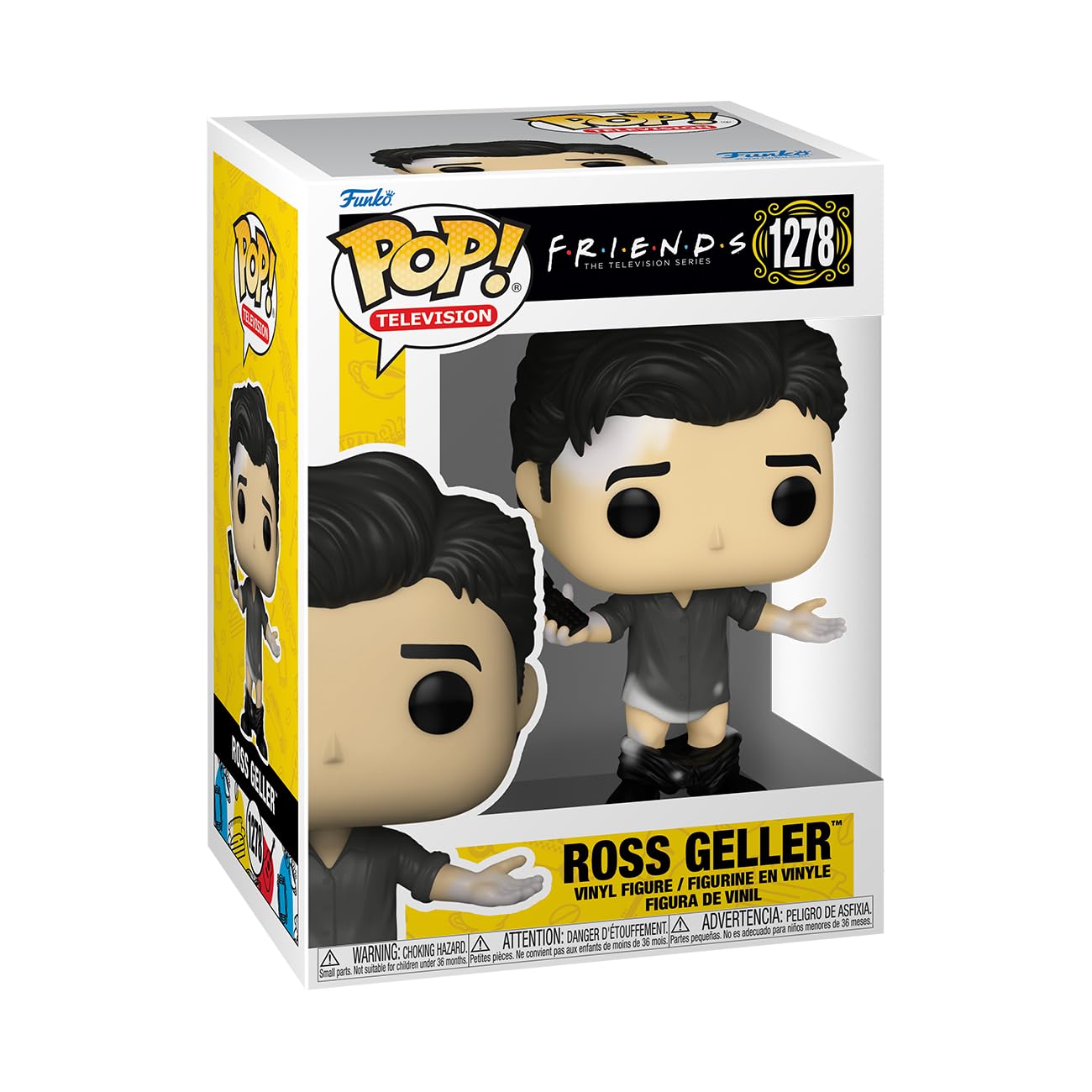 Funko POP! TV: Friends - Ross Geller With Leather Pants - Collectable Vinyl Figure - Gift Idea - Official Merchandise - Toys for Kids & Adults - TV Fans - Model Figure for Collectors and Display