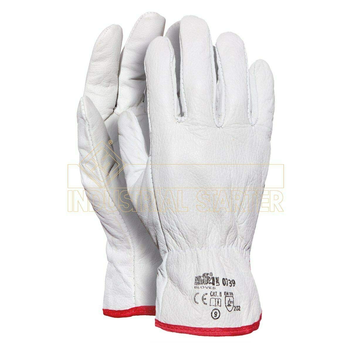 Work Gloves In Cow Flower Leather Tg.10 – conf.PZ.12