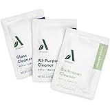 Amazon Aware Variety Cleaners Refills (All-Purpose, Bathroom, Glass), 3 Tablet Sachets (1/Cleaner Type)