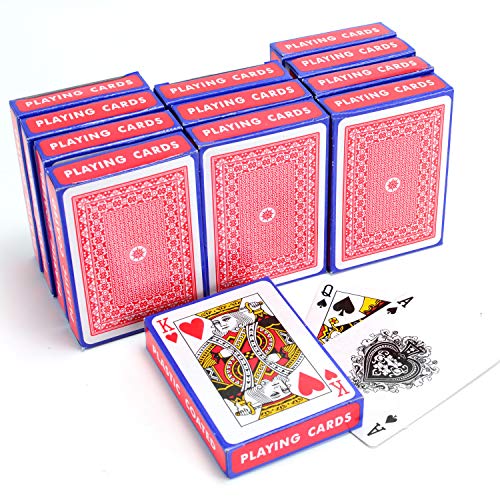 Playing Cards 12 Decks Classic Poker Size with Plasitc Coated Standard Index Playing Cards for Playing Cards 12 Decks Classic Poker Size with Plasitc Coated Standard Index Playing Cards for