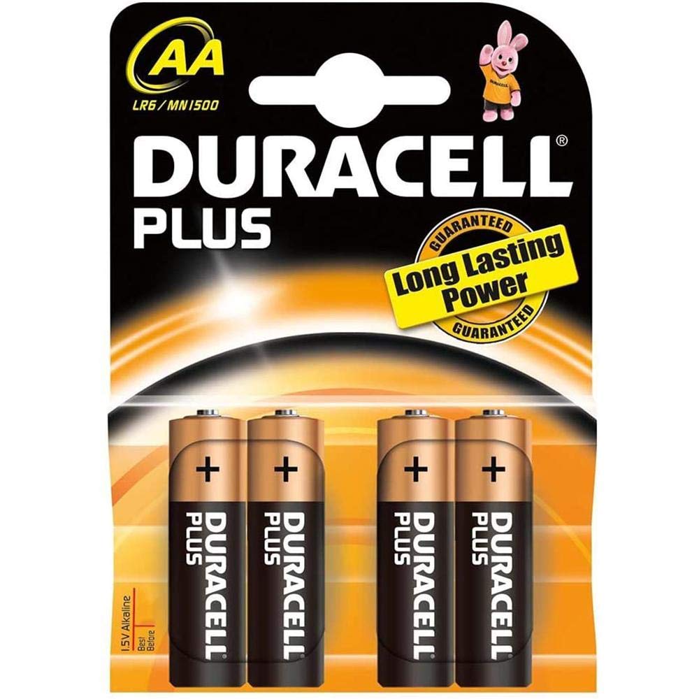 Duracell - BL. 4 Batteries alc. Plus Range LR06 Dura