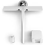 GÜTEWERK Shower Squeegee for Glass Doors, Rubber Window Squeegee, Small Squeegee for Shower Glass Door, Shower Glass Cleaner,