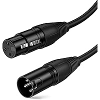 CableCreation XLR Cable 6 FT, XLR Male to XLR Female Balanced 3 PIN XLR Microphone Cable XLR Cord Compatible with Shure SM Mi