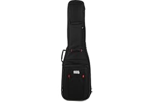 Gator Cases Pro-Go Ultimate Double Guitar Gig Bag, Holds (2) Bass Guitars (G-PG BASS 2X)