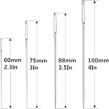 MYSY Big Eye Long Sewing Needles 20pcs Large Eye Embroidery 4 Sizes view 2