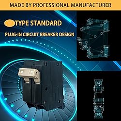 50 Amp 2-Pole Circuit Breaker, 3/4-Inch Plug-in