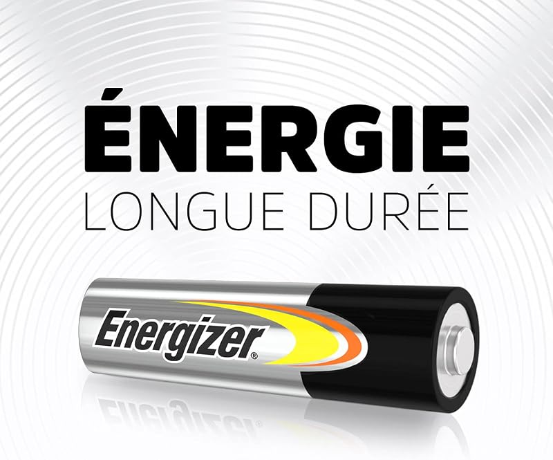 Alkaline Power Piles AA (Lot de 48), 1,5V, Énergie Longue durée