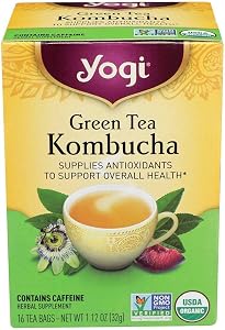 Yogi Tea, Kombucha Green, 16 ct