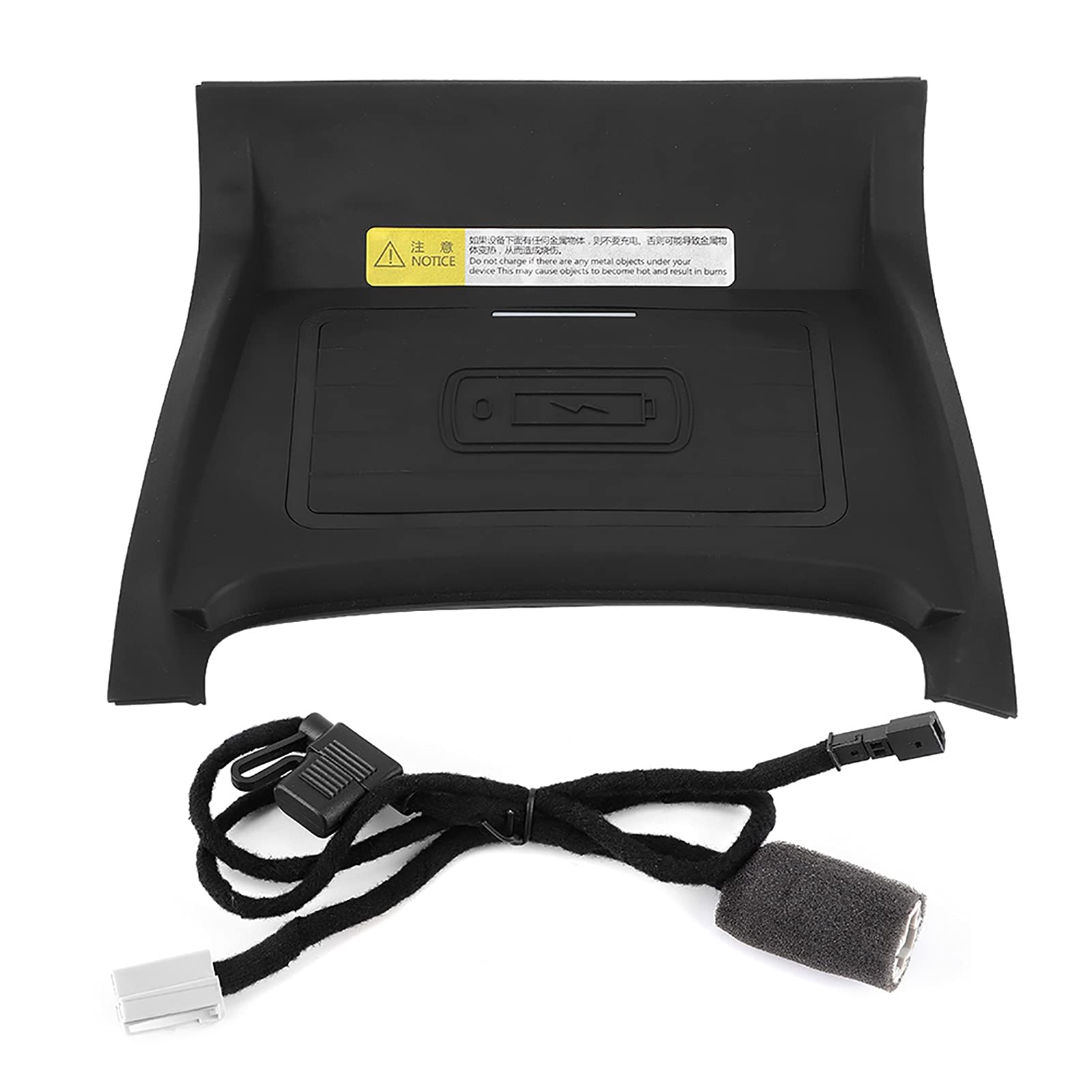 Wireless Car Plate Car Wireless Charging pad Fast Charge Mobile Phone Plate Tray 15W Fit for Sport 2015-2019 +caricatore wireless sport